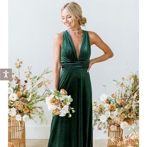 COPY - Dusty Rose Revelry Velvet Bridesmaids Dress -Dylan